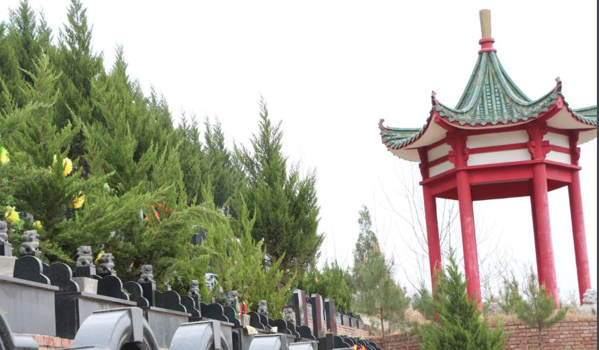 西安白鹿原公墓视频