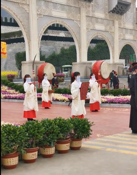 西安霸陵新区大型汉服祭祀仪式