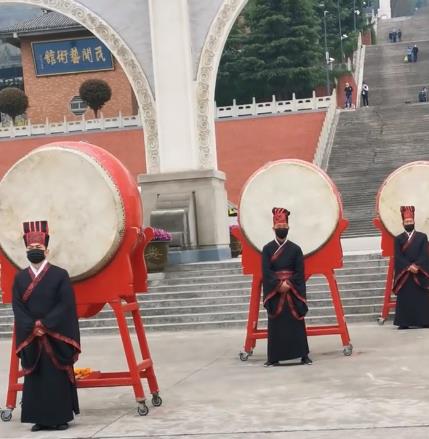 西安霸陵新区大型汉服祭祀仪式